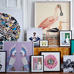 Панно Розовый цветок вышитое бисером PETALS BEADED ART варинант исполнения - 1 | Loft Concept в Красноярске