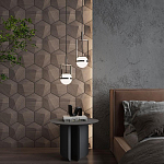 Гипсовая 3D панель с принтографией PM-30 варинант исполнения - 6 | Loft Concept в Красноярске