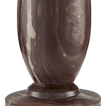 Настольная лампа из мрамора с тканевым абажуром Seductress варинант исполнения - 1 | Loft Concept в Красноярске