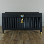 Большой дизайнерский Сундук Elsa Dreams Black варинант исполнения - 1 | Loft Concept в Красноярске