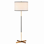 Торшер с тканевым абажуром в форме цилиндра Pinwheel Shape Base варинант исполнения - 1 | Loft Concept в Красноярске