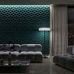 Гипсовая 3D панель с принтографией PM-17 варинант исполнения - 1 | Loft Concept в Красноярске