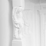 Встраиваемый в стену гипсовый светильник под покраску с колоннами и арками в античном стиле Antiquity Athena варинант исполнения - 12 | Loft Concept в Красноярске