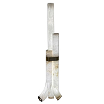 Торшер геометрический с тремя мраморными плафонами Marble Tripod варинант исполнения - 1 | Loft Concept в Красноярске