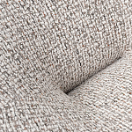 Кресло вращающееся круглой формы из серого шенилла Favorite Vacation Place варинант исполнения - 1 | Loft Concept в Красноярске