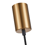 Подвесной светильник со стеклянным плафоном янтарного цвета Prestige варинант исполнения - 5 | Loft Concept в Красноярске