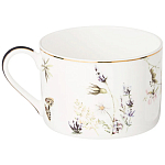 Чайная пара из фарфора с рисунком цветов 190 мл Garden Whisper Porcelain Set  варинант исполнения - 1 | Loft Concept в Красноярске