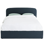 Двуспальная кровать с подъемным механизмом Mathise Bed Deep Blue варинант исполнения - 3 | Loft Concept в Красноярске