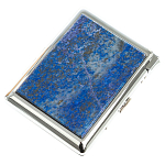 Портсигар с газовой зажигалкой из натурального камня Лазурит Stone Cigarettes Cases варинант исполнения - 6 | Loft Concept в Красноярске