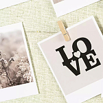 Рамка для фото с подсветкой c деревянными прищепками в комплекте Photo Backlight варинант исполнения - 4 | Loft Concept в Красноярске