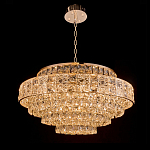 Люстра хрустальная в неоклассическом стиле на золотистом каркасе Majesty варинант исполнения - 7 | Loft Concept в Красноярске