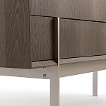 Шкаф из серого дуба Sawada Gray Oak Cabinet варинант исполнения - 6 | Loft Concept в Красноярске