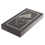 Подарочные нарды из натурального камня с гравировкой Backgammon from Stone варинант исполнения - 8 | Loft Concept в Красноярске