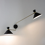 Бра с 2-мя поворотными плафонами Davy Duo Wall Lamp варинант исполнения - 6 | Loft Concept в Красноярске