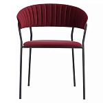 Стул мягкий с бархатистой велюровой спинкой и сиденьем Wine Chair варинант исполнения - 1 | Loft Concept в Красноярске