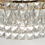 Потолочный светильник круглый с прозрачными подвесками Lunet варинант исполнения - 8 | Loft Concept в Красноярске