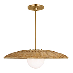 Люстра круглая из ротанга Long Lasting Chandelier варинант исполнения - 1 | Loft Concept в Красноярске