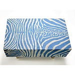 Кофейный стол Kenya Coffee Table Bone Inlay ZEBRA blue варинант исполнения - 1 | Loft Concept в Красноярске