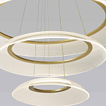 Люстра подвесная с 3-мя кольцевыми светодиодными лампами Catcher варинант исполнения - 3 | Loft Concept в Красноярске