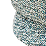 Дизайнерское мягкое кресло без подлокотников в голубой пестрой обивке Roux Armchair варинант исполнения - 5 | Loft Concept в Красноярске