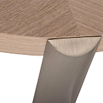 Столик журнальный с низкой круглой столешницей Wood Grain варинант исполнения - 2 | Loft Concept в Красноярске