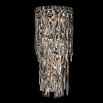 Бра с каскадом из прозрачного хрусталя и корпусом из металла цвета хром Constant Sparks варинант исполнения - 5 | Loft Concept в Красноярске