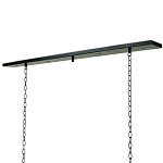 Люстра прямоугольная с 4-мя прозрачными цилиндрическими плафонами  Stamped Cylinders варинант исполнения - 2 | Loft Concept в Красноярске