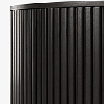 Черный приставной стол с местом для хранения Smart Textured Table варинант исполнения - 3 | Loft Concept в Красноярске