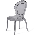 Прозрачный стул серый LOUIS GHOST CHAIR Grey варинант исполнения - 7 | Loft Concept в Красноярске