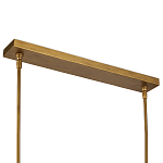 Люстра линейная полукруглой формы Wooden Horseshoe варинант исполнения - 5 | Loft Concept в Красноярске