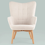 Белое кресло на ножках из массива CORDELIA варинант исполнения - 3 | Loft Concept в Красноярске