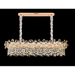 Люстра с декоративными элементами в виде крупных хрустальных цветов Palace Gardens варинант исполнения - 4 | Loft Concept в Красноярске