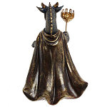 Подсвечник в виде дракона Dragon candlestick Brown Gold варинант исполнения - 3 | Loft Concept в Красноярске