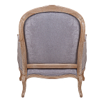 Кресло Ava Classical Armchair brown and grey velour варинант исполнения - 3 | Loft Concept в Красноярске