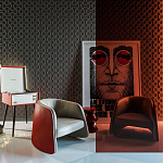 Гипсовая 3D Панель M-18 варинант исполнения - 1 | Loft Concept в Красноярске