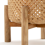 Кашпо на ножках из бамбука Bamboo Decor варинант исполнения - 3 | Loft Concept в Красноярске