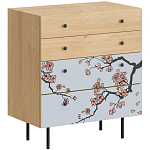 Комод с принтом на ящиках Elise Chest of Drawers варинант исполнения - 6 | Loft Concept в Красноярске