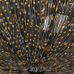 Люстра в форме колокола с декором из тонких железных нитей Jagged Pattern варинант исполнения - 2 | Loft Concept в Красноярске