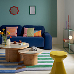 Настенное зеркало с волнистой рамой Mune Mirror Red варинант исполнения - 5 | Loft Concept в Красноярске