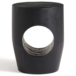 Приставной столик черного цвета AMORPHOUS