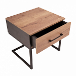 Тумба прикроватная с ящиком в стиле лофт Urban Style Space варинант исполнения - 2 | Loft Concept в Красноярске