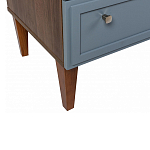 Комод серый из массива бука с 3-мя ящиками Wenge Light варинант исполнения - 4 | Loft Concept в Красноярске