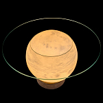 Торшер - журнальный стол Cryptocrystalline Stone варинант исполнения - 7 | Loft Concept в Красноярске