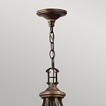 Люстра бронзового цвета с бежевыми абажурами из органзы в классическом стиле Hinkley варинант исполнения - 4 | Loft Concept в Красноярске