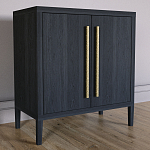 Современный Буфет Primo с 2 дверцами Черный дуб варинант исполнения - 2 | Loft Concept в Красноярске