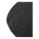 Столик кофейный черного цвета с овальной столешницей и круглым основанием Black Dalmen Table варинант исполнения - 7 | Loft Concept в Красноярске