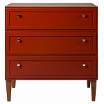 Комод красный из массива бука с 3-мя ящиками Wenge Light варинант исполнения - 2 | Loft Concept в Красноярске