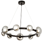 Светодиодная кольцевая люстра IONA Сhandelier black варинант исполнения - 2 | Loft Concept в Красноярске