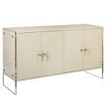 Комод бежевый на прозрачных боковых ножках Stingray Beige Dresser варинант исполнения - 1 | Loft Concept в Красноярске