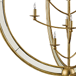 Люстра круглая с состаренными зеркальными элементами на корпусе Sample of Purity варинант исполнения - 1 | Loft Concept в Красноярске